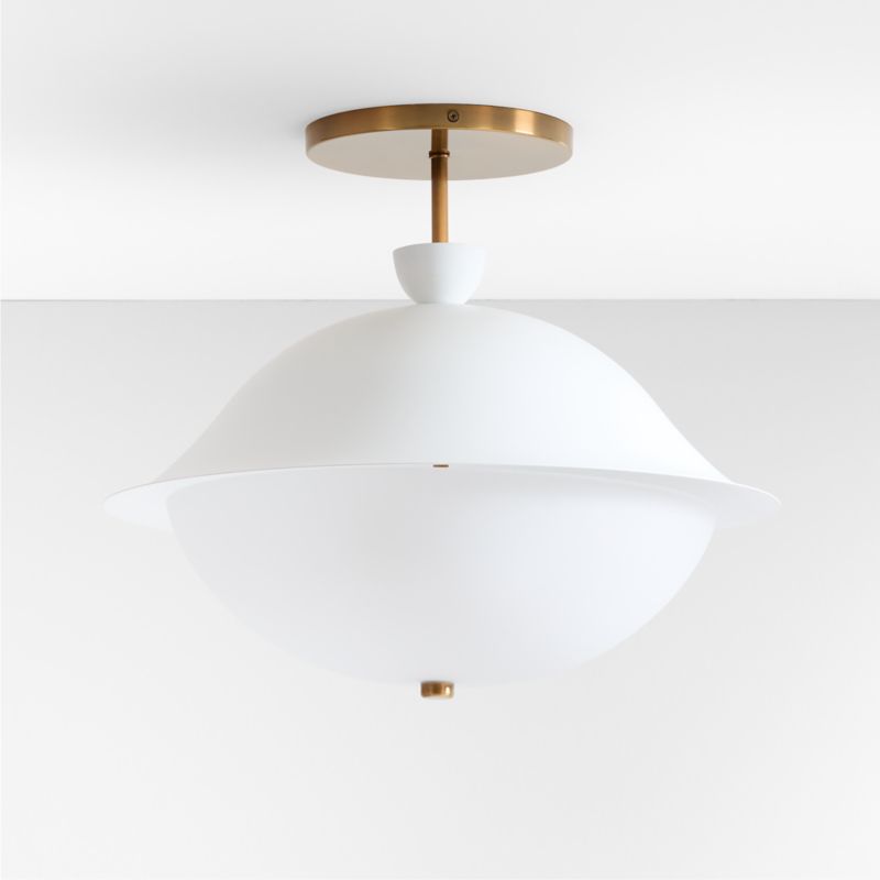 Giulia Glass Kids Semi-Flush Mount Ceiling Light - image 1 of 4