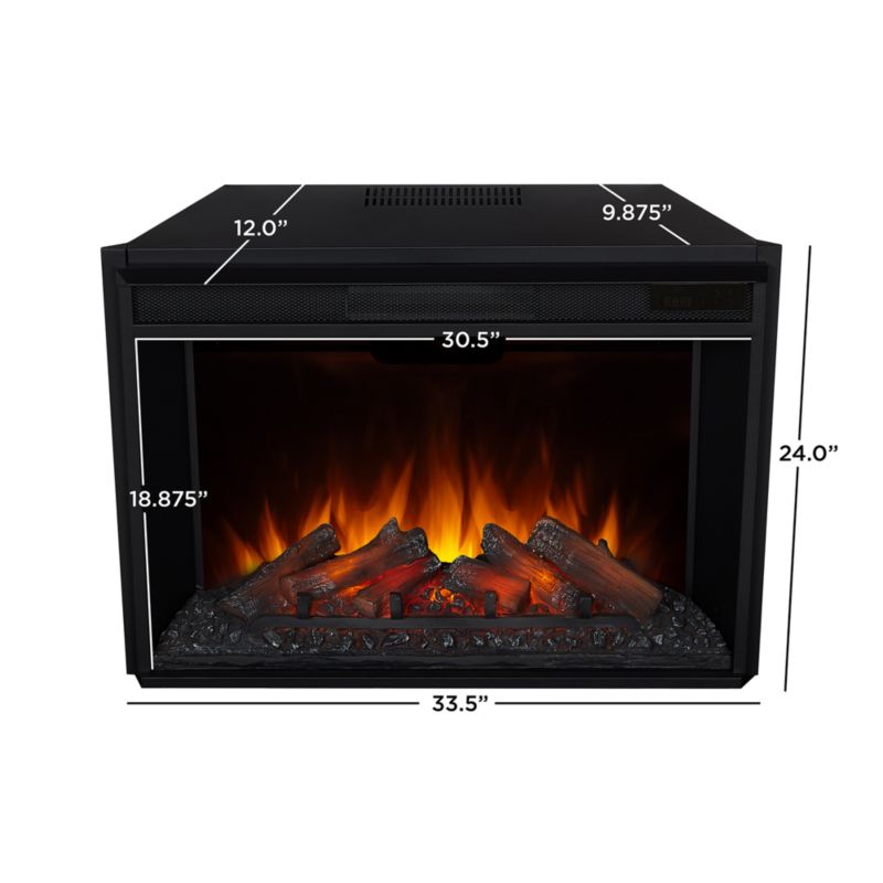 Canyon Dark Cherry Wood Electric Fireplace - image 8 of 12