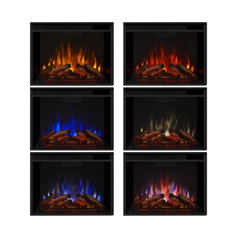 Canyon Dark Cherry Wood Electric Fireplace - image 10 of 12