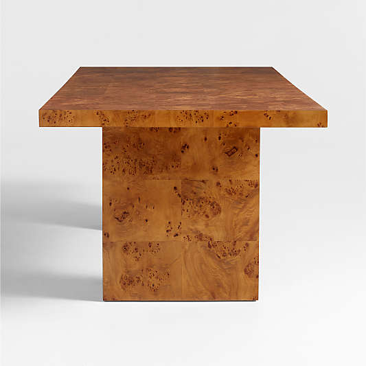 Ambrose 92" Mappa Burl Wood Dining Table