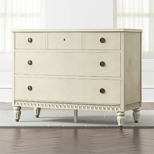 Kids Gustavian 3-Drawer Dresser