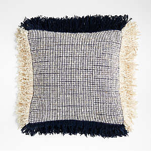 navy throws and cushions