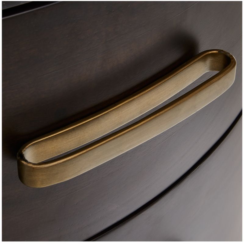 Gwen Wood and Metal Nightstand + Reviews Crate & Barrel