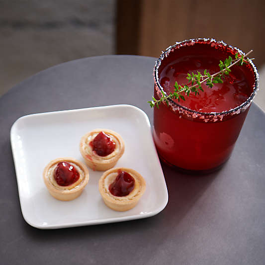 Mercer White Square Porcelain Appetizer Plate