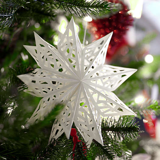 Snow Day Cutout Snowflake Christmas Tree Ornament