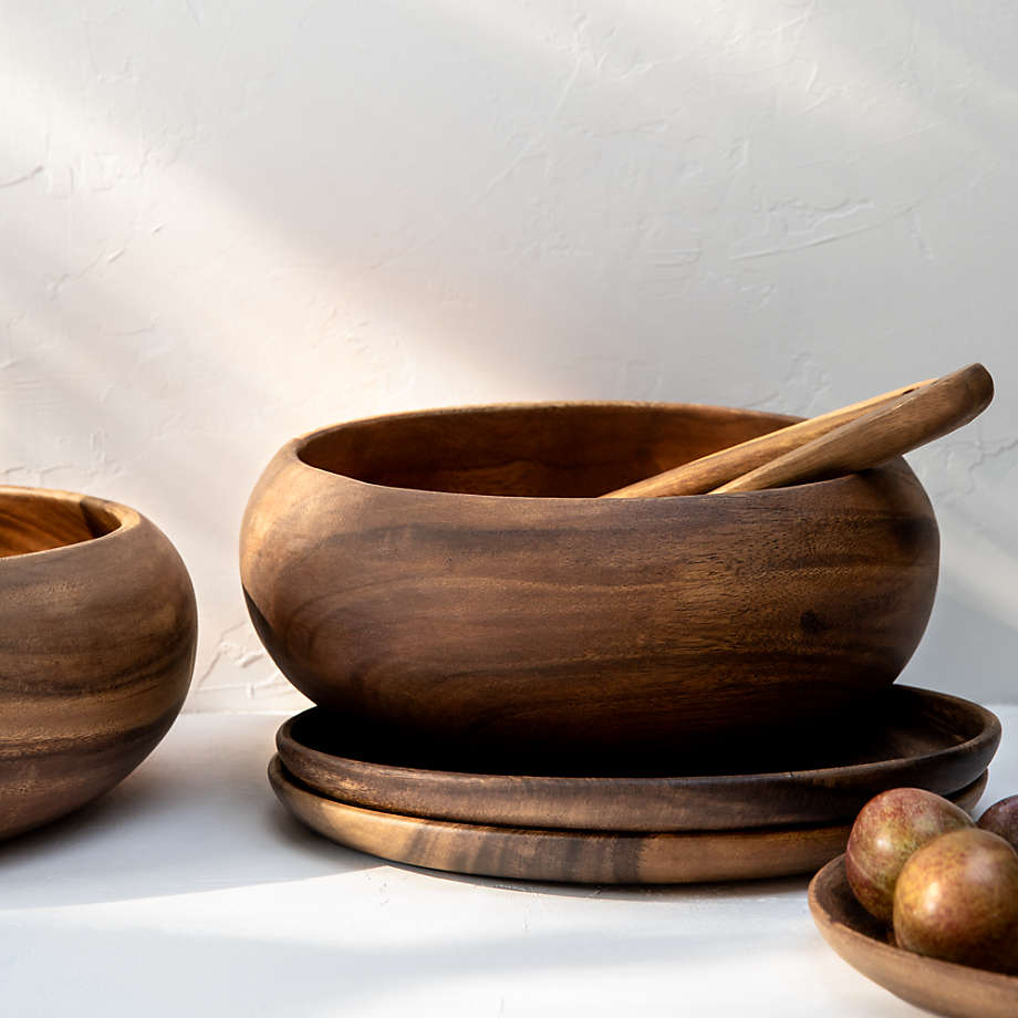 Chateau Handcrafted Acacia Wood Dough Bowl