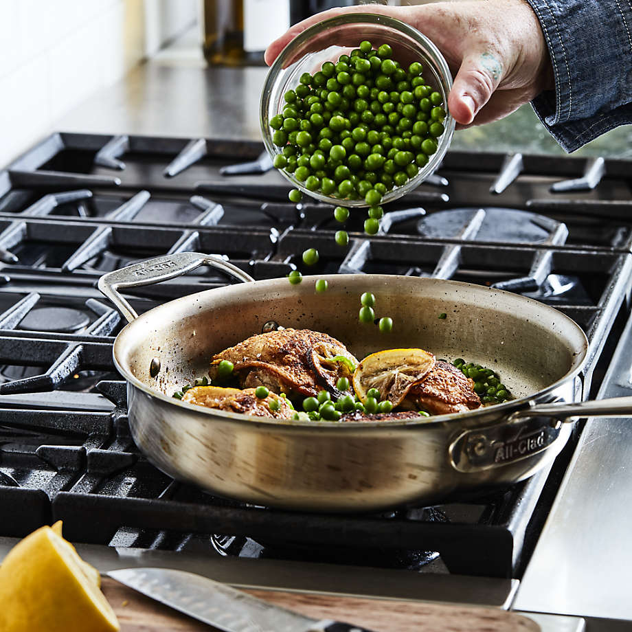 All Clad d3 Stainless Steel 3 Qt. Saute Pan with Lid Reviews