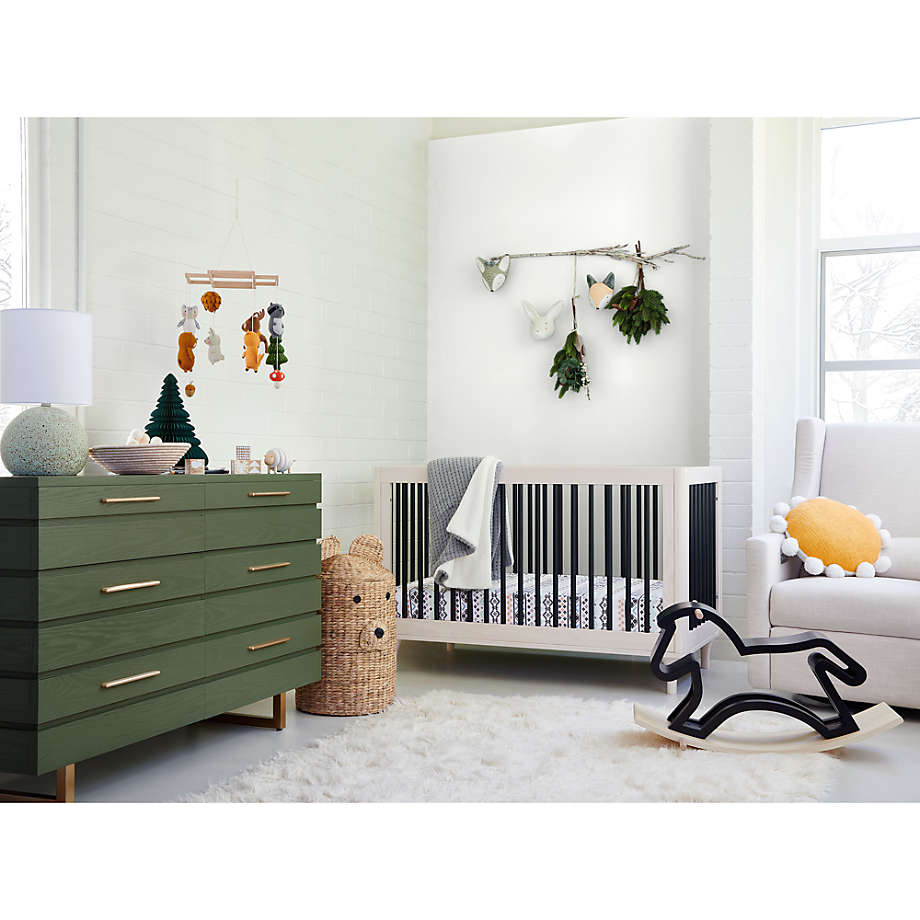 babyletto crib black