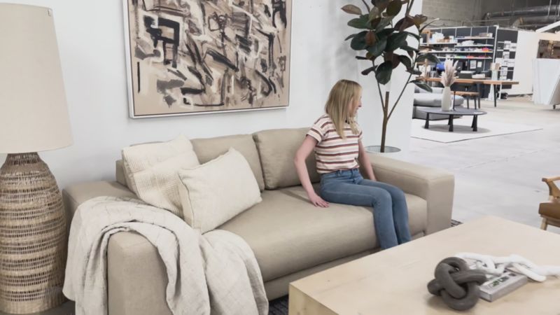 Play Horizon 4-Piece L-Shaped Sectional Sofa with Left-Arm Chaise - video 2 of 2