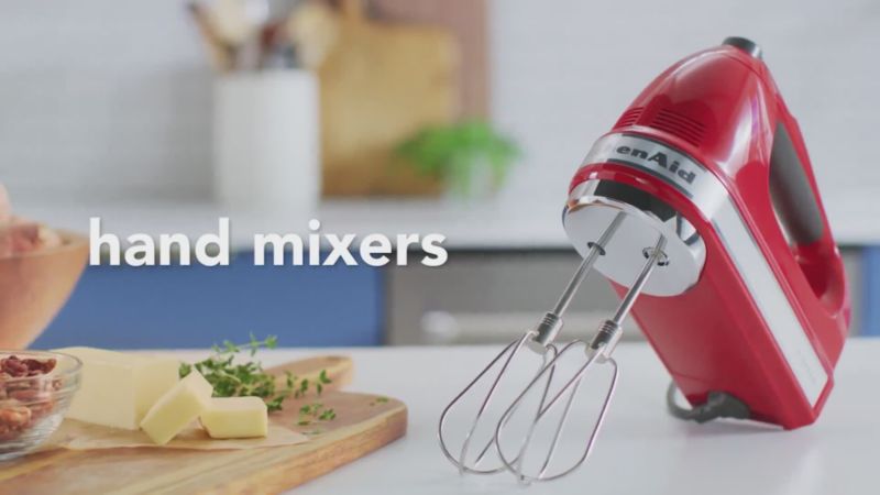 Play KitchenAid ® White 5-Speed Hand Mixer - video 1 of 1