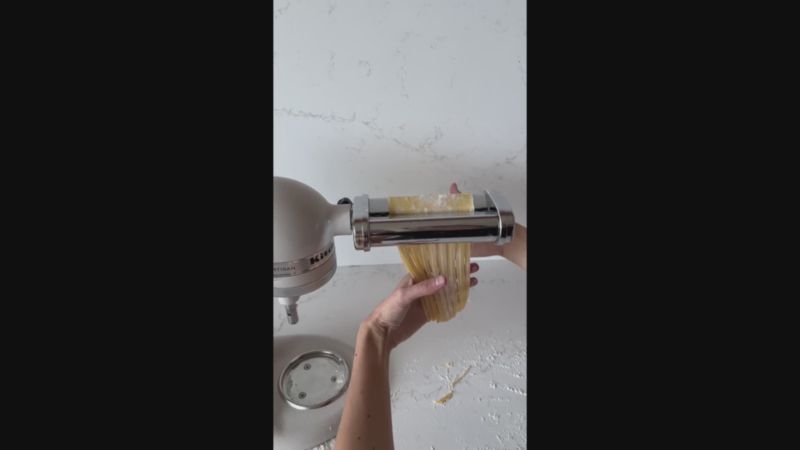 Play KitchenAid ® 3-Piece Pasta Roller and Cutter Set - video 1 of 2