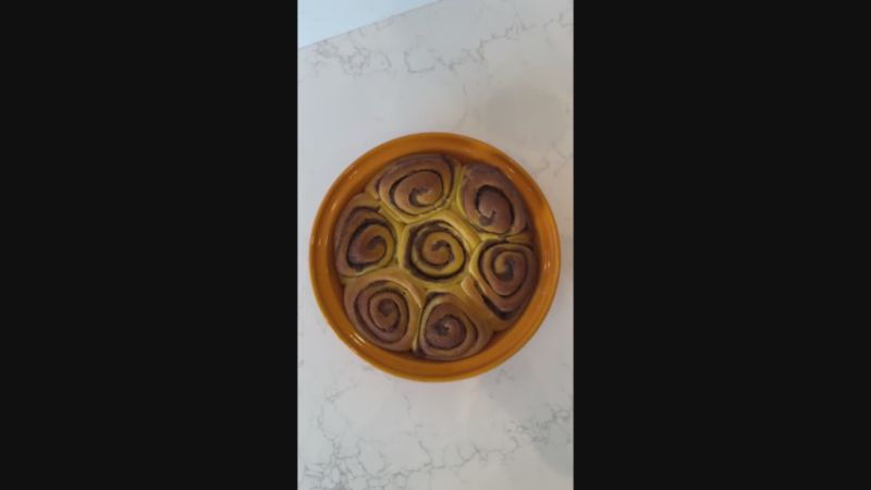 Play Le Creuset ® 9" Figural Meringue Pumpkin Covered Baker - video 1 of 1
