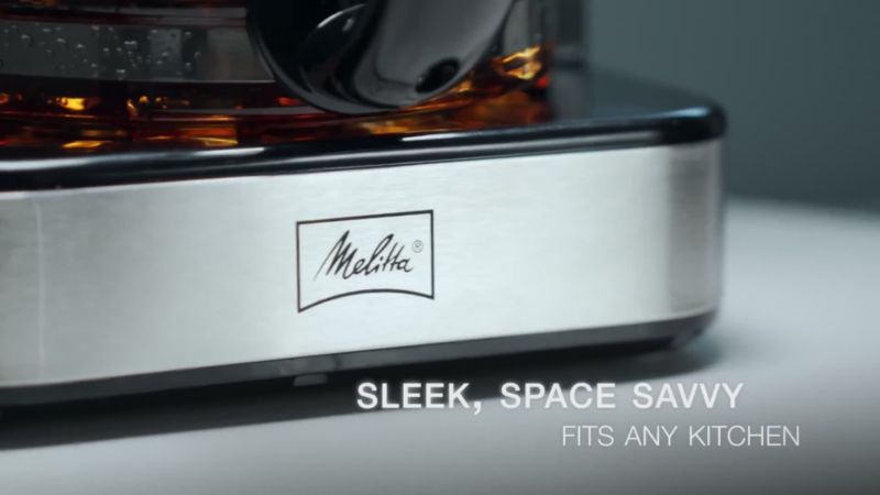Play Melitta Aroma Tocco Plus 12-Cup Stainless Steel Hot and Iced Drip Coffee Maker - video 1 of 1