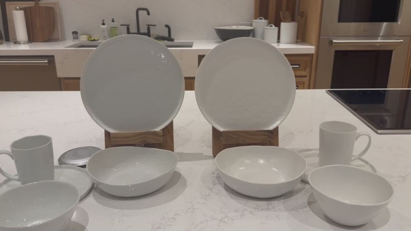Play Mercer Matte White Porcelain Serving Bowl - video 1 of 1