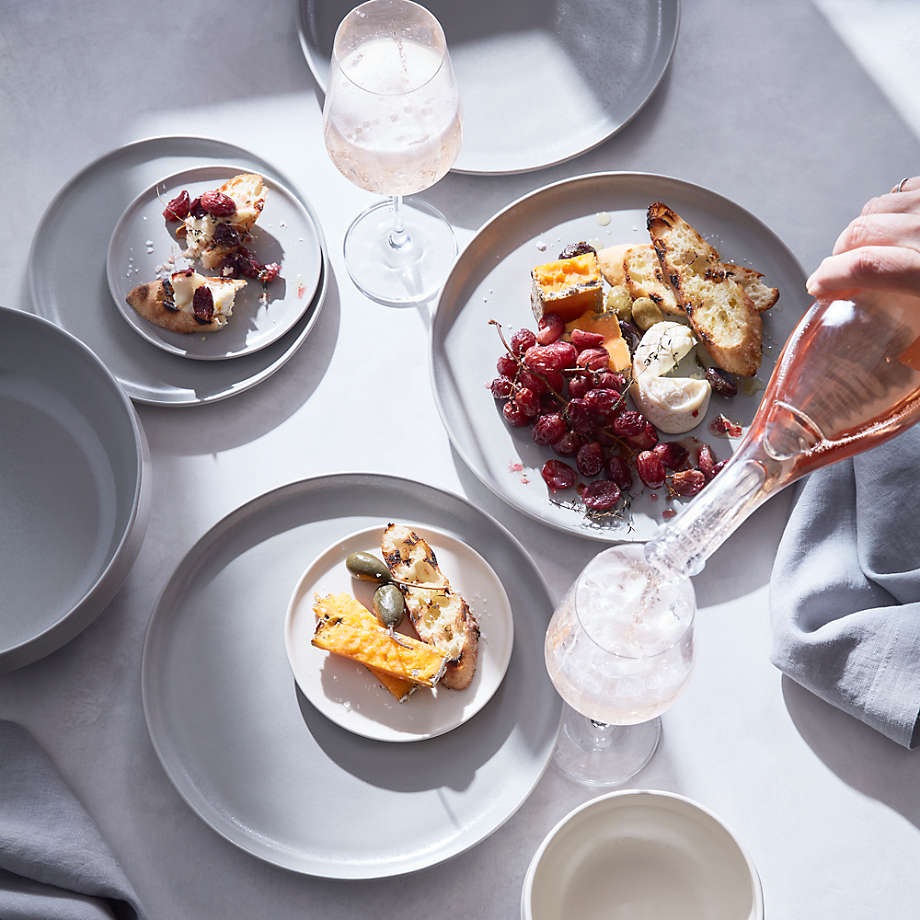 Stoneware top salad plates
