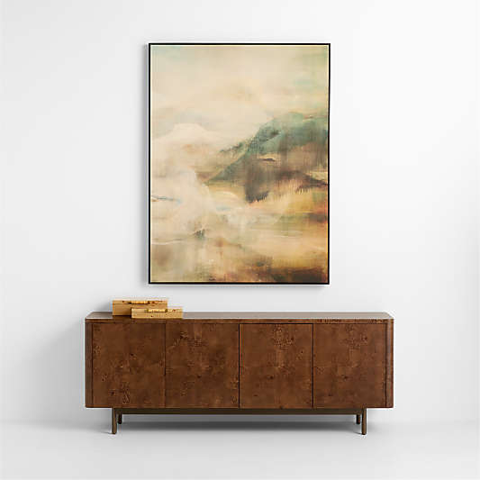 Sea Cliffs by Hope Bainbridge 49" x 65" Framed Wall Art Print