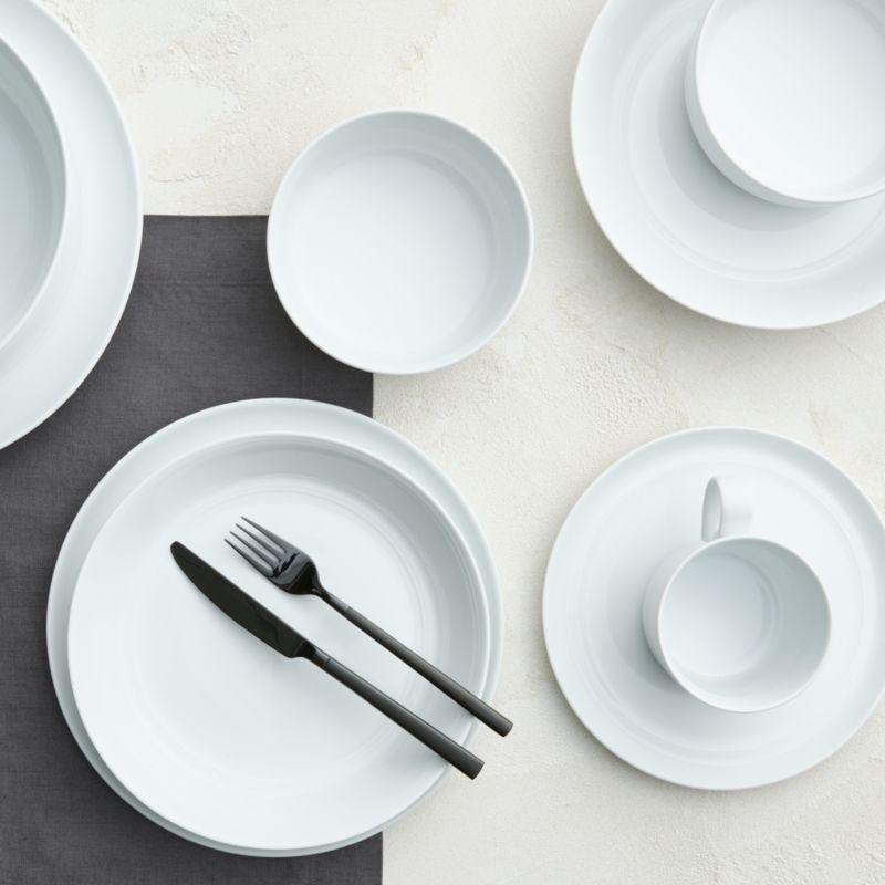 Hue White Salad Plates, Set of 4 - image 2 of 8
