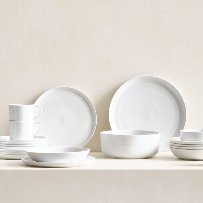 Hue White Salad Plates, Set of 4 - image 1 of 8