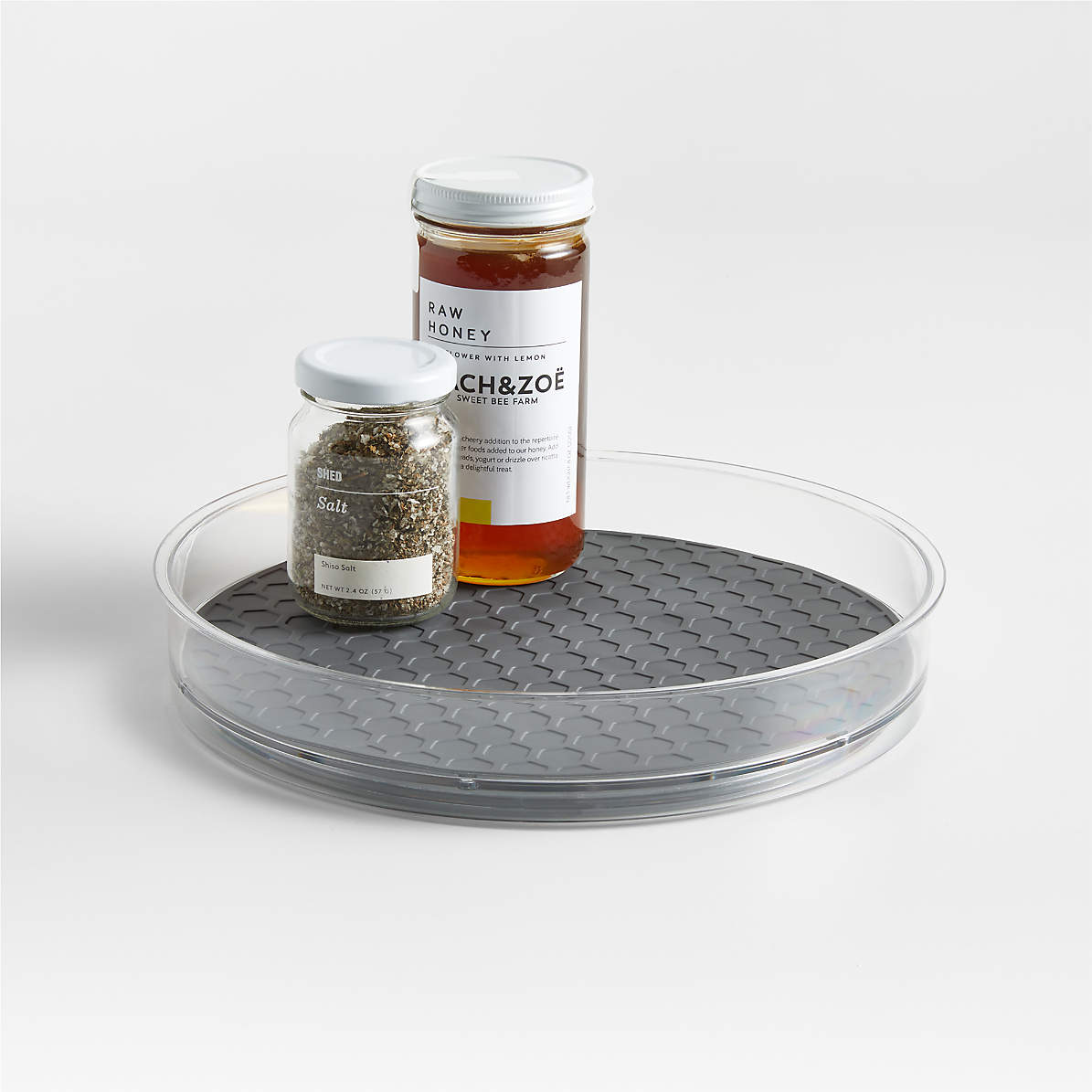 Spectrum Hexa Lazy Susan - Bandeja giratoria de almacenamiento para  refrigerador, despensa, gabinete, mesa y organización de estantes/perfecta  para