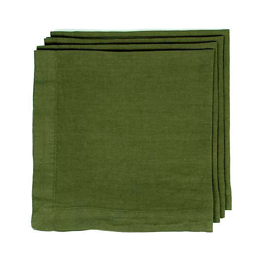 Hudson Grace Aloe Linen Napkin