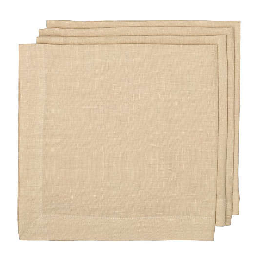 Hudson Grace Buttermilk Linen Napkin