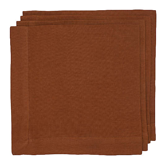 Hudson Grace Rusty Linen Napkin