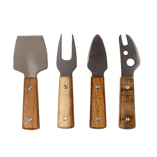 Hudson Grace Natural Cheese Utensil Set