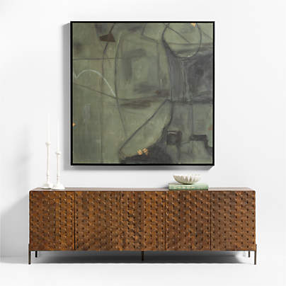 "Trust the Process" by Huda Hashim 55.5"x55.5" Framed Wall Art Print