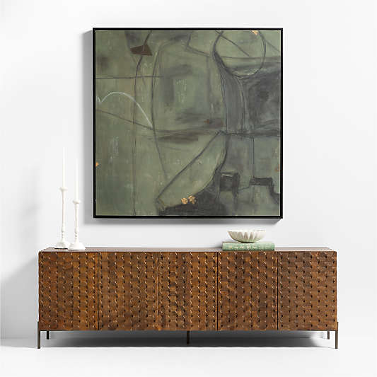 "Trust the Process" by Huda Hashim 55.5"x55.5" Framed Wall Art Print