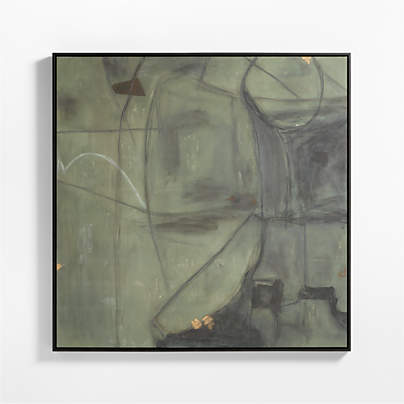 "Trust the Process" by Huda Hashim 55.5"x55.5" Framed Wall Art Print