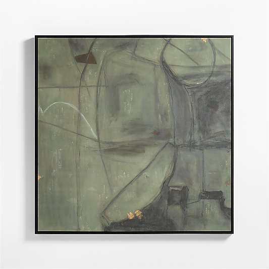 "Trust the Process" by Huda Hashim 55.5"x55.5" Framed Wall Art Print