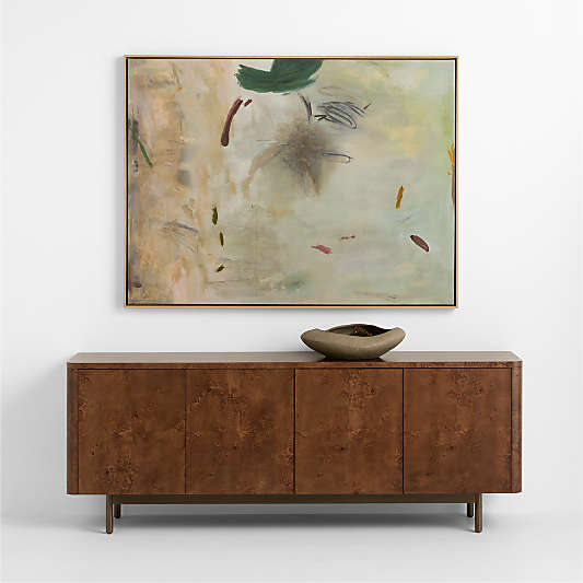 Ukiyo by Huda Hashim 46.25" x 61.25" Framed Wall Art Print