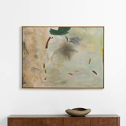 "Ukiyo" by Huda Hashim 46.25" x 61.25" Framed Wall Art Print