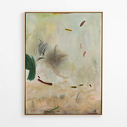 Ukiyo by Huda Hashim 46.25" x 61.25" Framed Wall Art Print