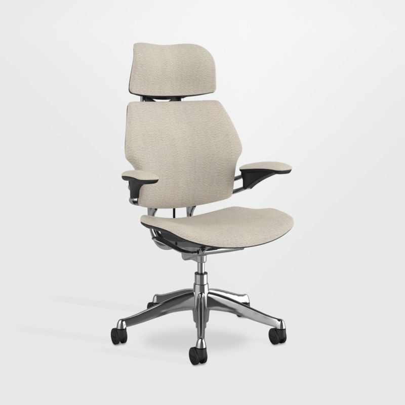 Humanscale ® Freedom Headrest White Boucle Office Chair - image 3 of 7