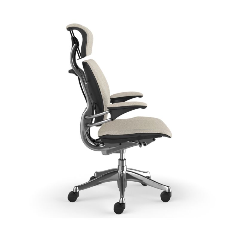 Humanscale ® Freedom Headrest White Boucle Office Chair - image 4 of 7