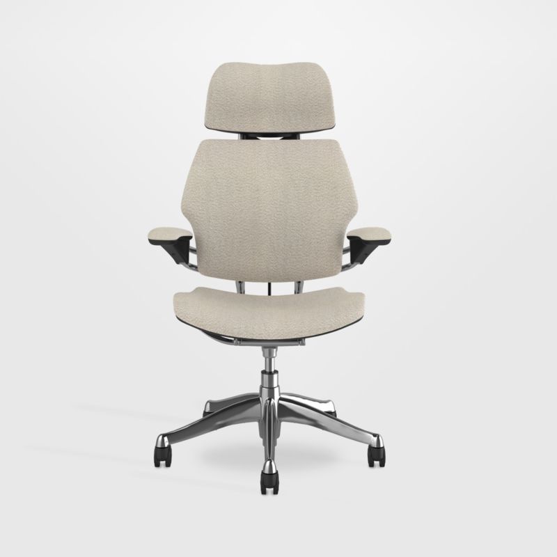 Humanscale ® Freedom Headrest White Boucle Office Chair - image 0 of 7