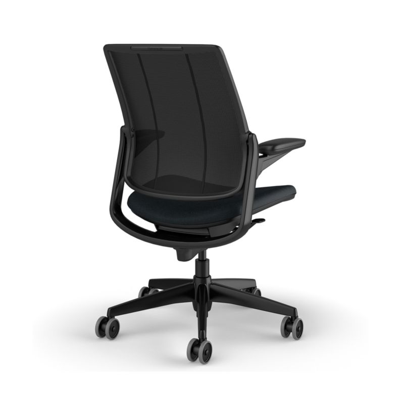 Humanscale ® Smart Ocean Blue Wool Office Chair - image 4 of 7