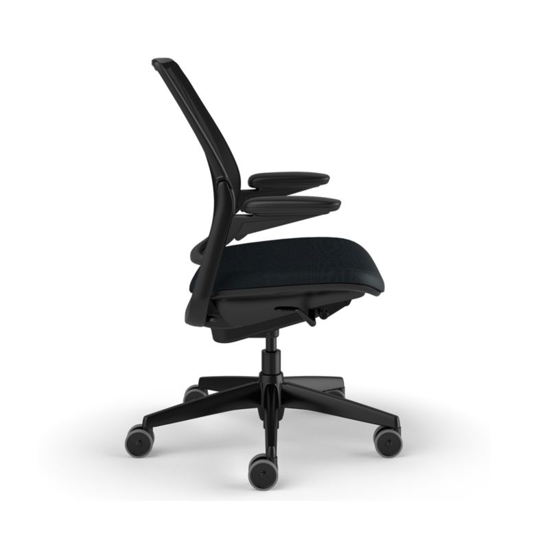 Humanscale ® Smart Ocean Blue Wool Office Chair - image 3 of 7