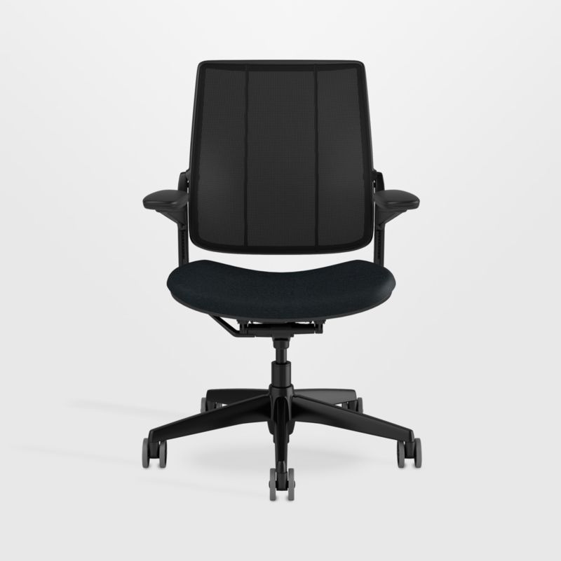 Humanscale ® Smart Ocean Blue Wool Office Chair - image 0 of 7