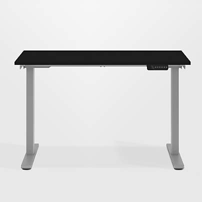 Humanscale ® eFloat Go 2.0 48" Black Adjustable Standing Charging Desk