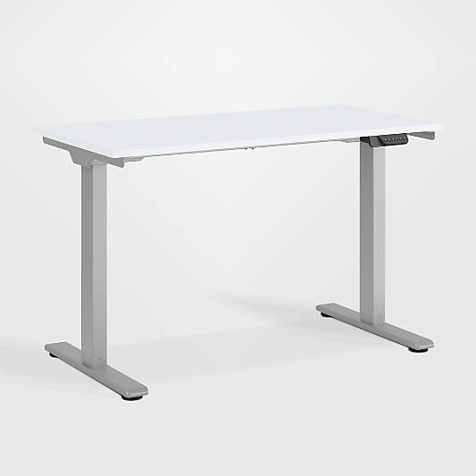 Humanscale ® eFloat Go 2.0 48" White Adjustable Standing Charging Desk