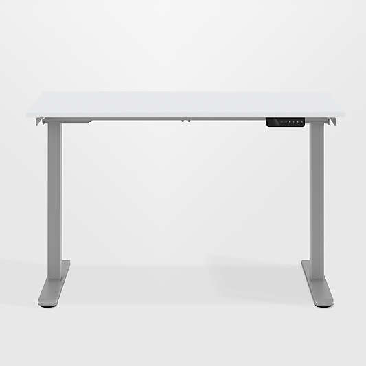 Humanscale ® eFloat Go 2.0 48" White Adjustable Standing Charging Desk