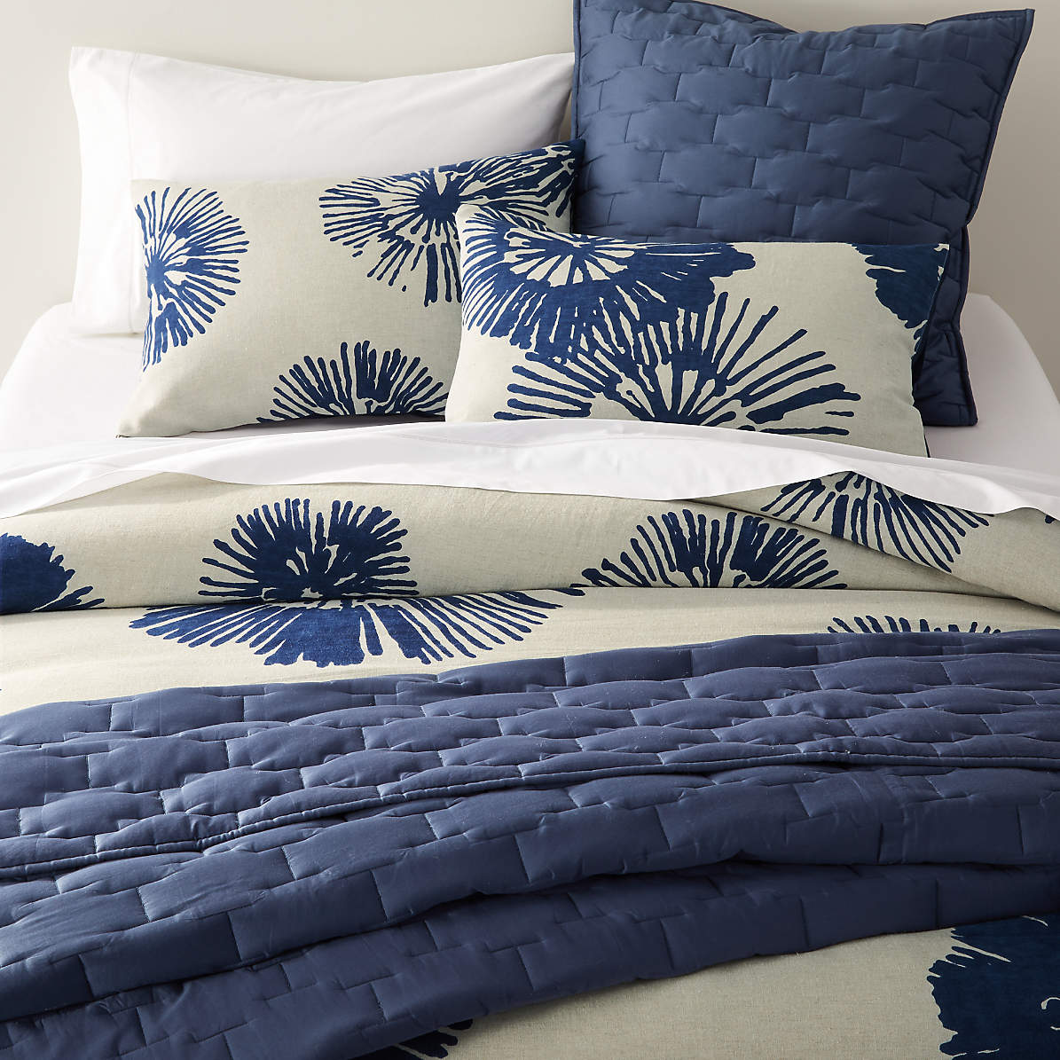 Haana Full Queen Blue Fl Duvet, Are Full And Queen Duvets The Same Size
