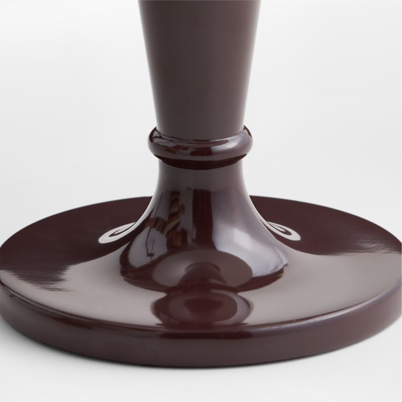 Haddon Bordeaux Metal Table Lamp with Fabric Shade 27" - image 3 of 7