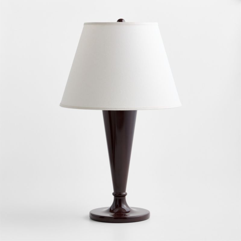 Haddon Bordeaux Metal Table Lamp with Fabric Shade 27" - image 1 of 7