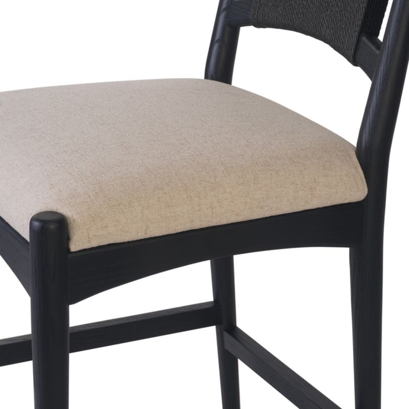 Haddon Black Rush Counter Stool - image 5 of 8