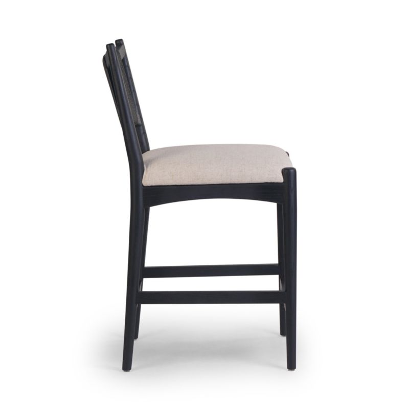 Haddon Black Rush Counter Stool - image 3 of 8