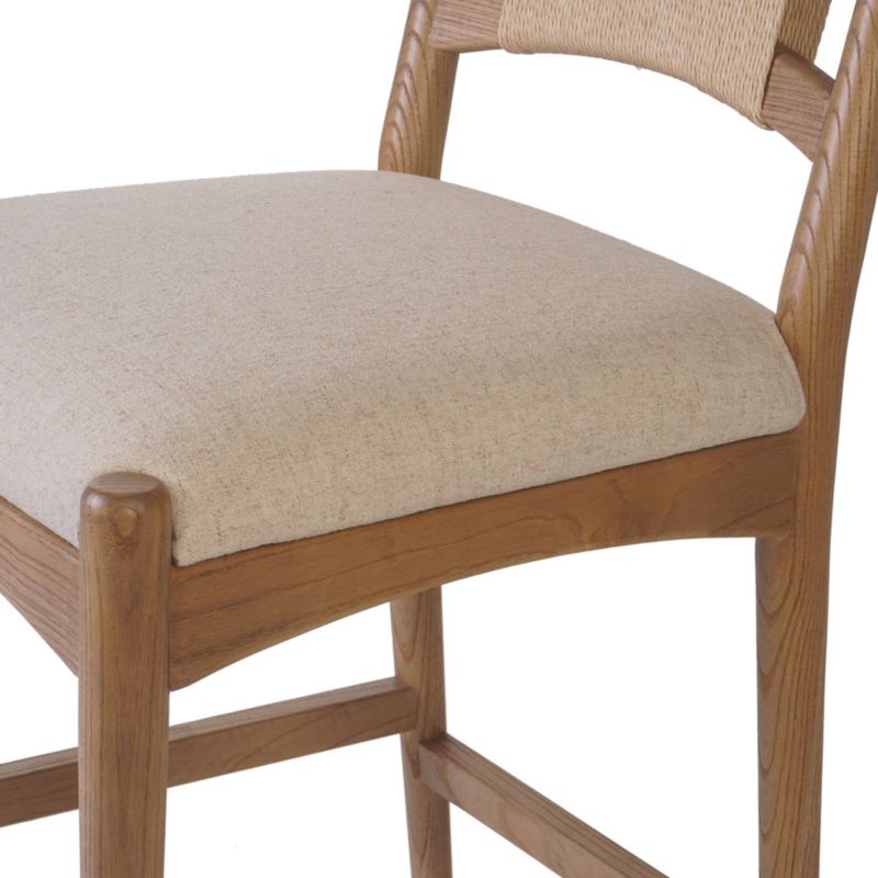 Haddon Natural Rush Counter Stool - image 5 of 8