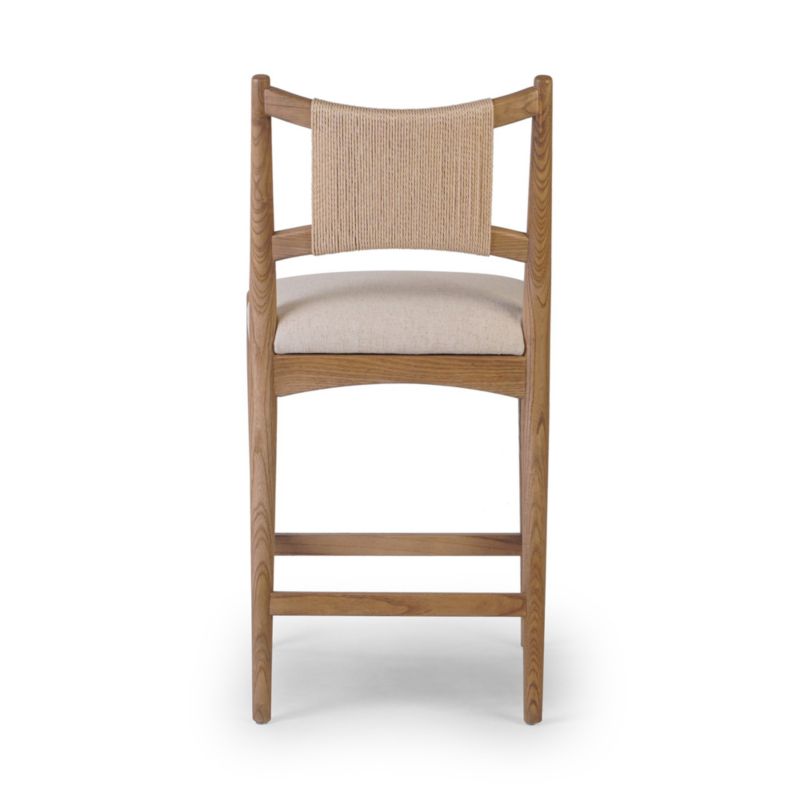 Haddon Natural Rush Counter Stool - image 4 of 8